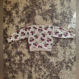 Girl's Large Disney Minnie Mouse Sweater